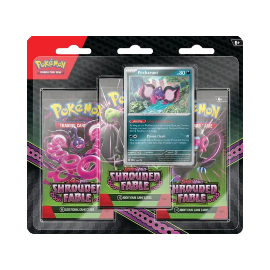 Shrouded Fable 3 Pack Blister [Pecharunt]