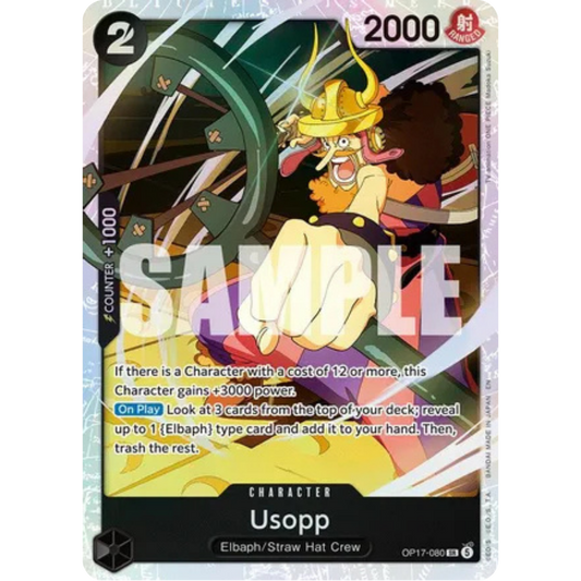 Usopp (OP17-080) - The World's Strongest Warriors Foil