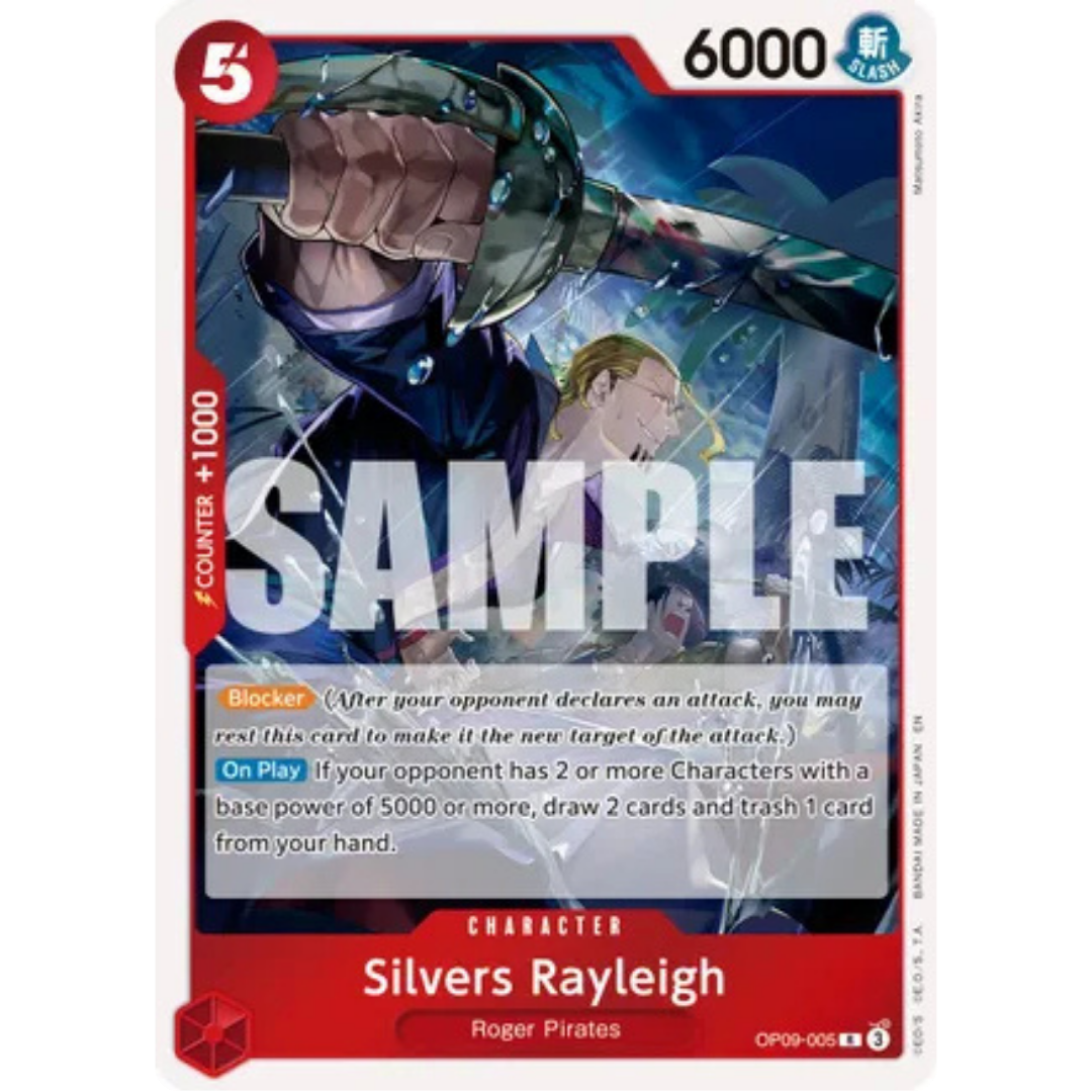 Silvers Rayleigh - OP09-005 (Reprint) (OP09-005) - Premium Booster -The Best- Vol. 2 Foil