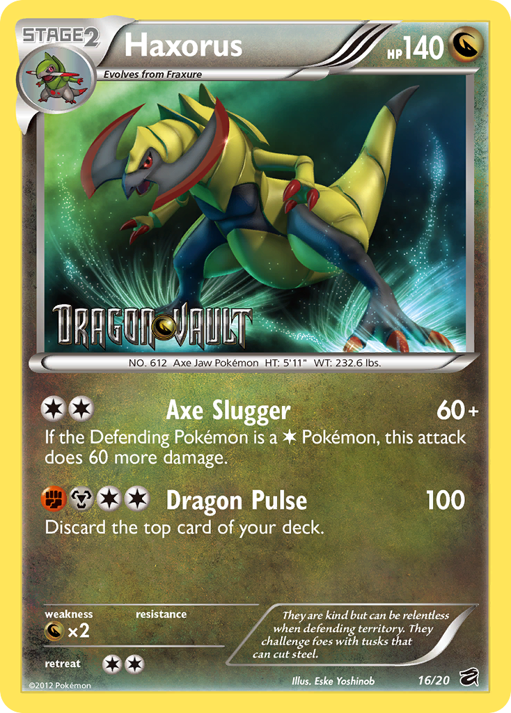 Haxorus  - Holofoil Dragon Vault - Holo Rare
