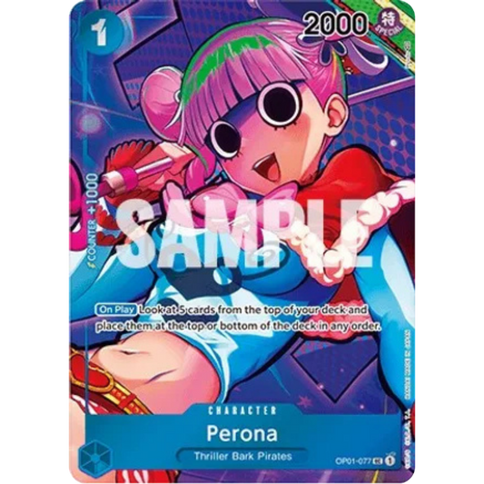 Perona (Box Topper) (OP01-077) - Romance Dawn Foil