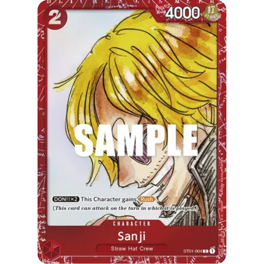 Sanji (Premium Card Collection -ONE PIECE FILM RED Edition-) (ST01-004) - One Piece Promotion Cards Foil