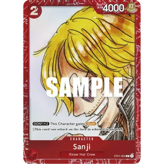 Sanji (Premium Card Collection -ONE PIECE FILM RED Edition-) (ST01-004) - One Piece Promotion Cards Foil