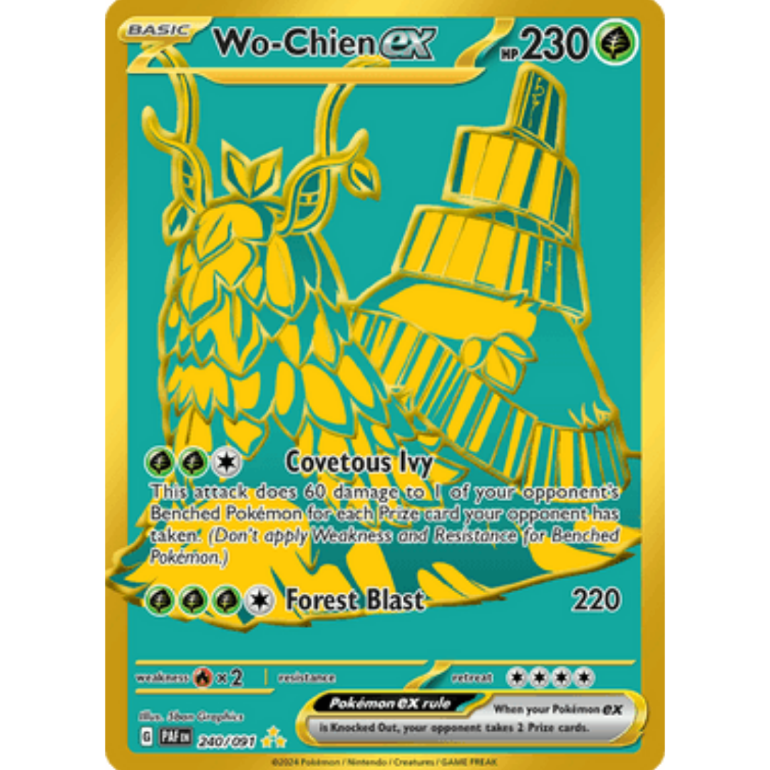 Wo-Chien ex 240  - Holofoil SV Paldean Fates - Hyper Rare