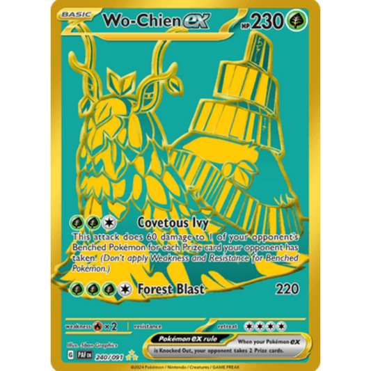 Wo-Chien ex (240/091) [Scarlet & Violet: Paldean Fates]