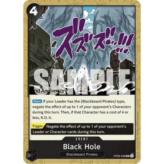 Black Hole (OP09-098) - Emperors in the New World: 2nd Anniversary Tournament Cards