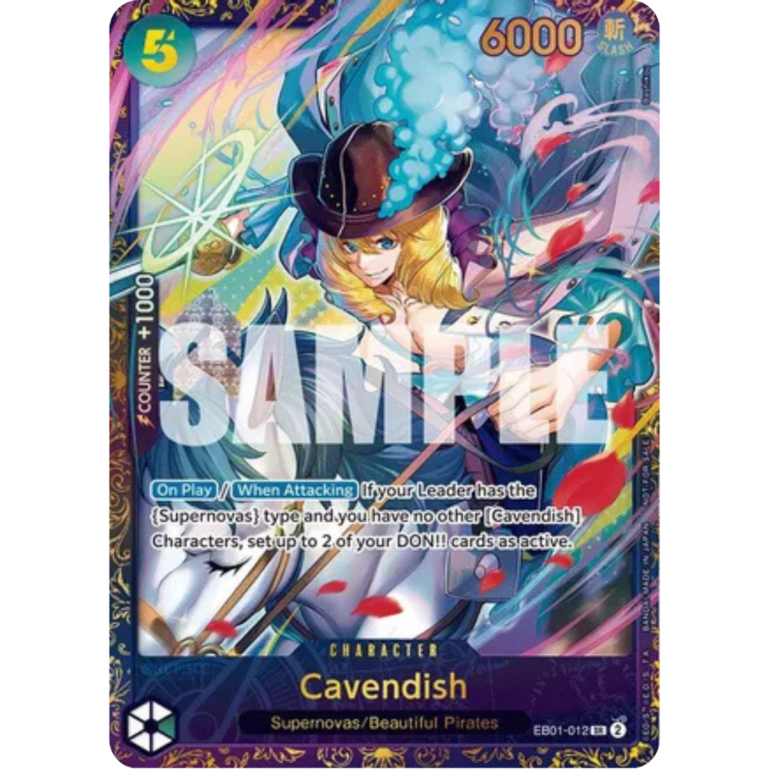 Cavendish (Treasure Cup 2024) (EB01-012) - One Piece Promotion Cards Foil