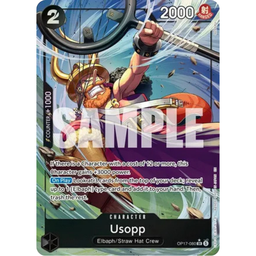 Usopp (Alternate Art) (OP17-080) - The World's Strongest Warriors Foil
