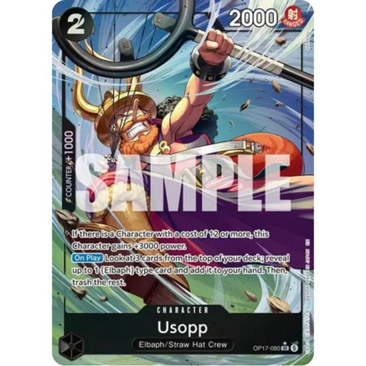 Usopp (Alternate Art) (OP17-080) - The World's Strongest Warriors Foil