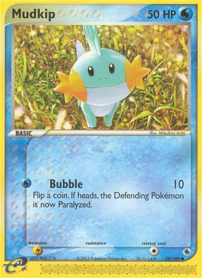 Mudkip 059/109  Ruby and Sapphire - Common