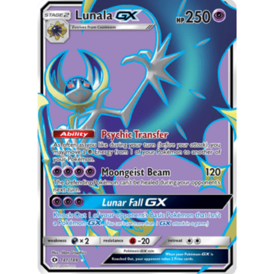 Lunala GX (141/149) [Sun & Moon: Base Set]