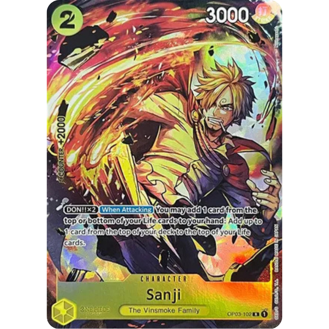 Sanji (Premium Card Collection -BANDAI CARD GAMES Fest. 23-24 Edition-) (OP03-102) - One Piece Promotion Cards Foil