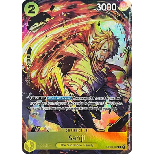 Sanji (Premium Card Collection -BANDAI CARD GAMES Fest. 23-24 Edition-) (OP03-102) - One Piece Promotion Cards Foil