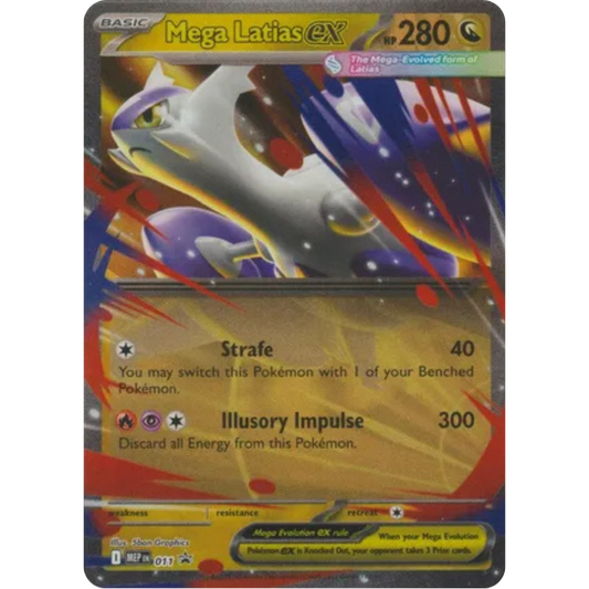 Mega Latias ex 011  - Holofoil ME Mega Evolution Promo - Promo