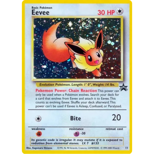 Eevee 011/53  - Holofoil WoTC Promo - Promo