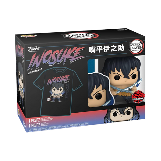 Demon Slayer: Inosuke Hashibira (EB Games Exclusive) T-Shirt Bundle Size Medium