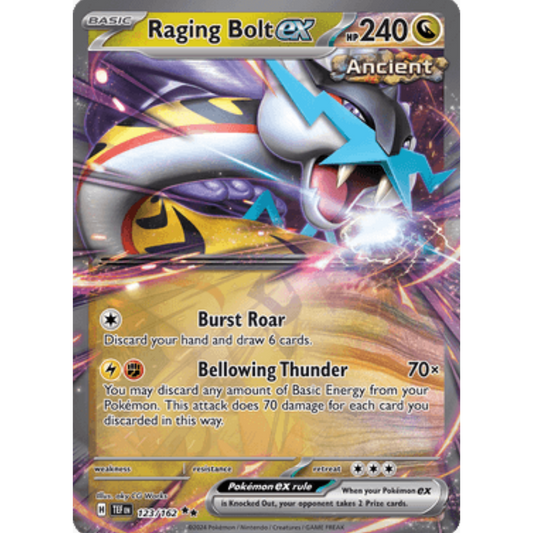 Raging Bolt ex (123/162) [Scarlet & Violet: Temporal Forces]