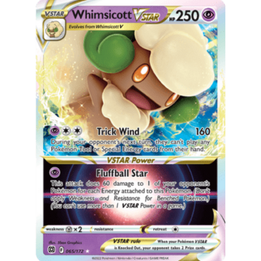 Whimsicott VSTAR (065/172) [Sword & Shield: Brilliant Stars]