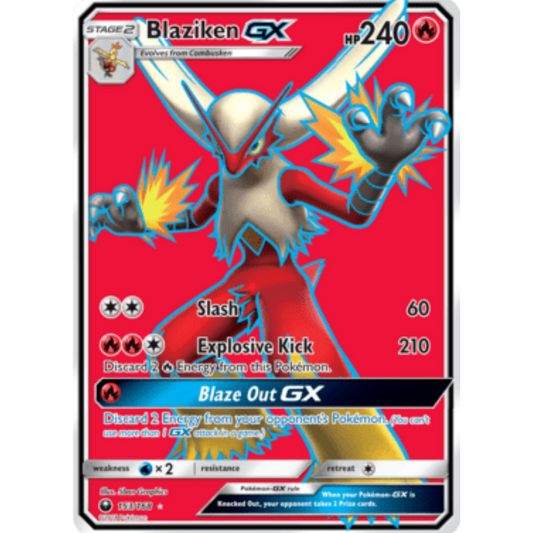 Blaziken GX (153/168) [Sun & Moon: Celestial Storm]