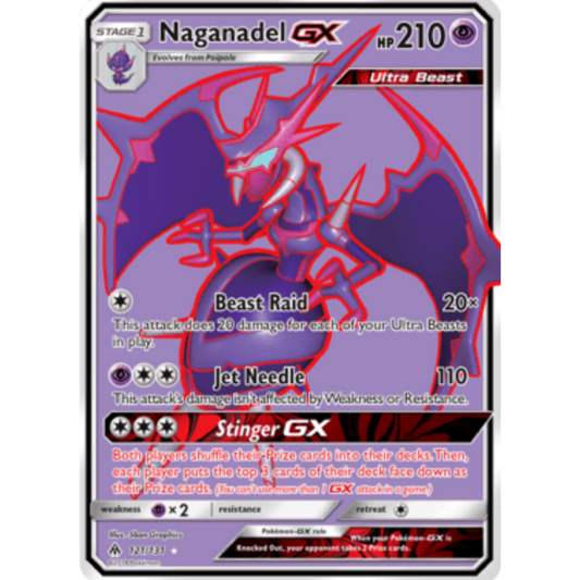 Naganadel GX (121/131) [Sun & Moon: Forbidden Light]