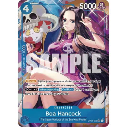 Boa Hancock (OP01-078) (Alternate Art) (OP01-078) - Premium Booster -The Best- Foil