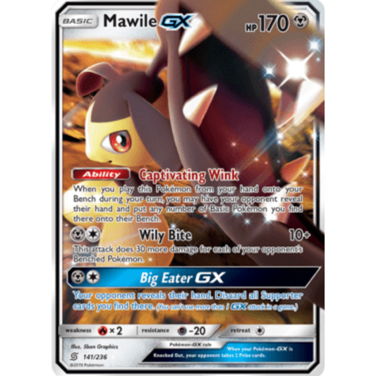 Mawile GX 141/236  - Holofoil SM  Unified Minds - Ultra Rare