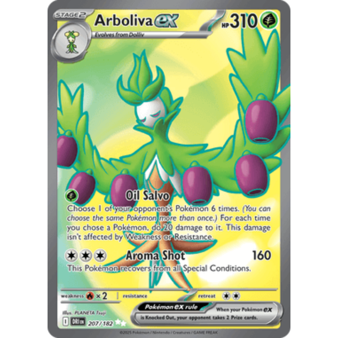 Arboliva ex 207/182  - Holofoil SV10 Destined Rivals - Ultra Rare