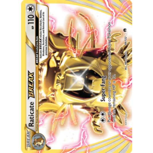 Raticate BREAK 089/122  - Holofoil XY  BREAKpoint - Rare BREAK