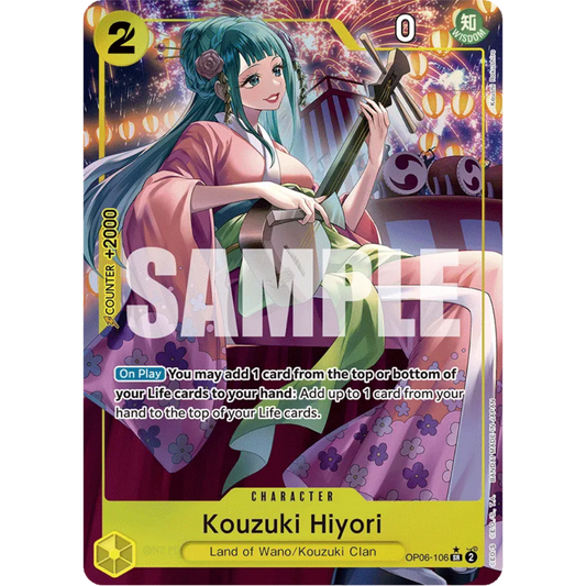 Kouzuki Hiyori (Alternate Art) (OP06-106) - Wings of the Captain Foil