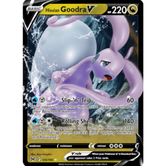 Hisuian Goodra V (135/196) [Sword & Shield: Lost Origin]