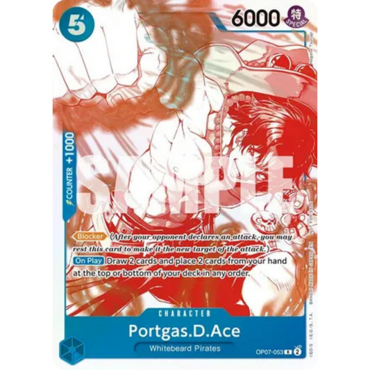 Portgas.D.Ace - OP07-053 (3rd Anniversary Treasure Campaign Pack) (OP07-053) - One Piece Promotion Cards Foil