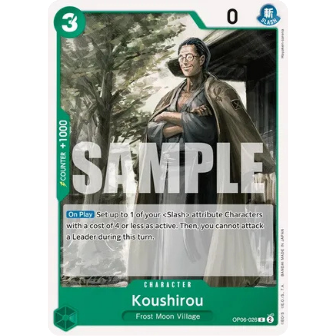 Koushirou (OP06-026) - Wings of the Captain