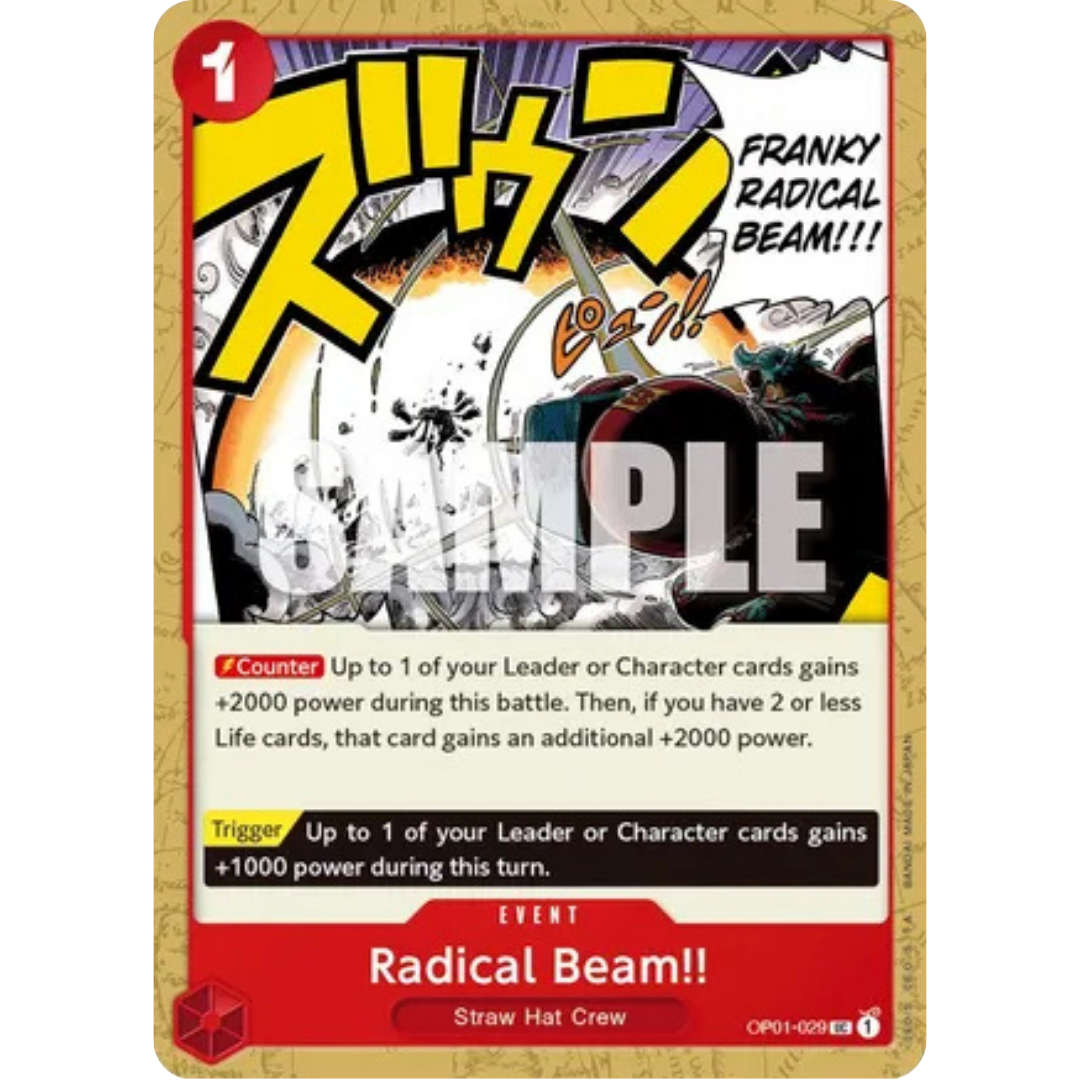 Radical Beam!! (OP01-029) - Romance Dawn