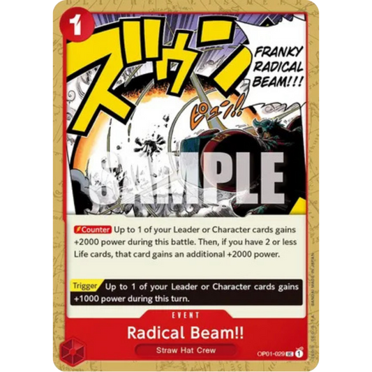 Radical Beam!! (OP01-029) - Romance Dawn