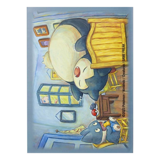 Card Sleeves - Munchlax & Snorlax Inspired by The Bedroom Card Sleeves (65-Pack) (Pokemon Center × Van Gogh Museum)