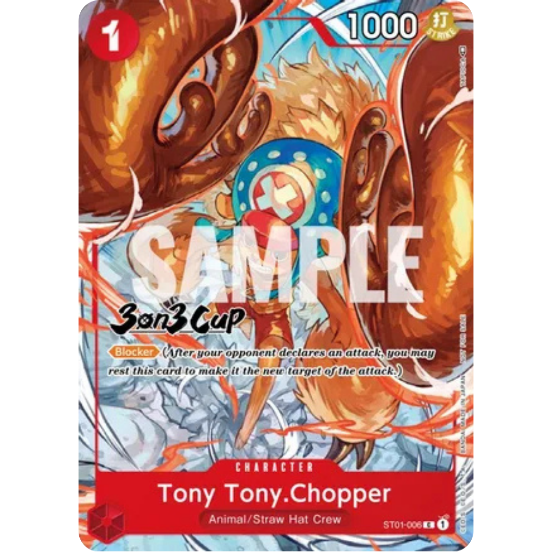 Tony Tony.Chopper (3-on-3 Cup) [Participant] (ST01-006) - One Piece Promotion Cards
