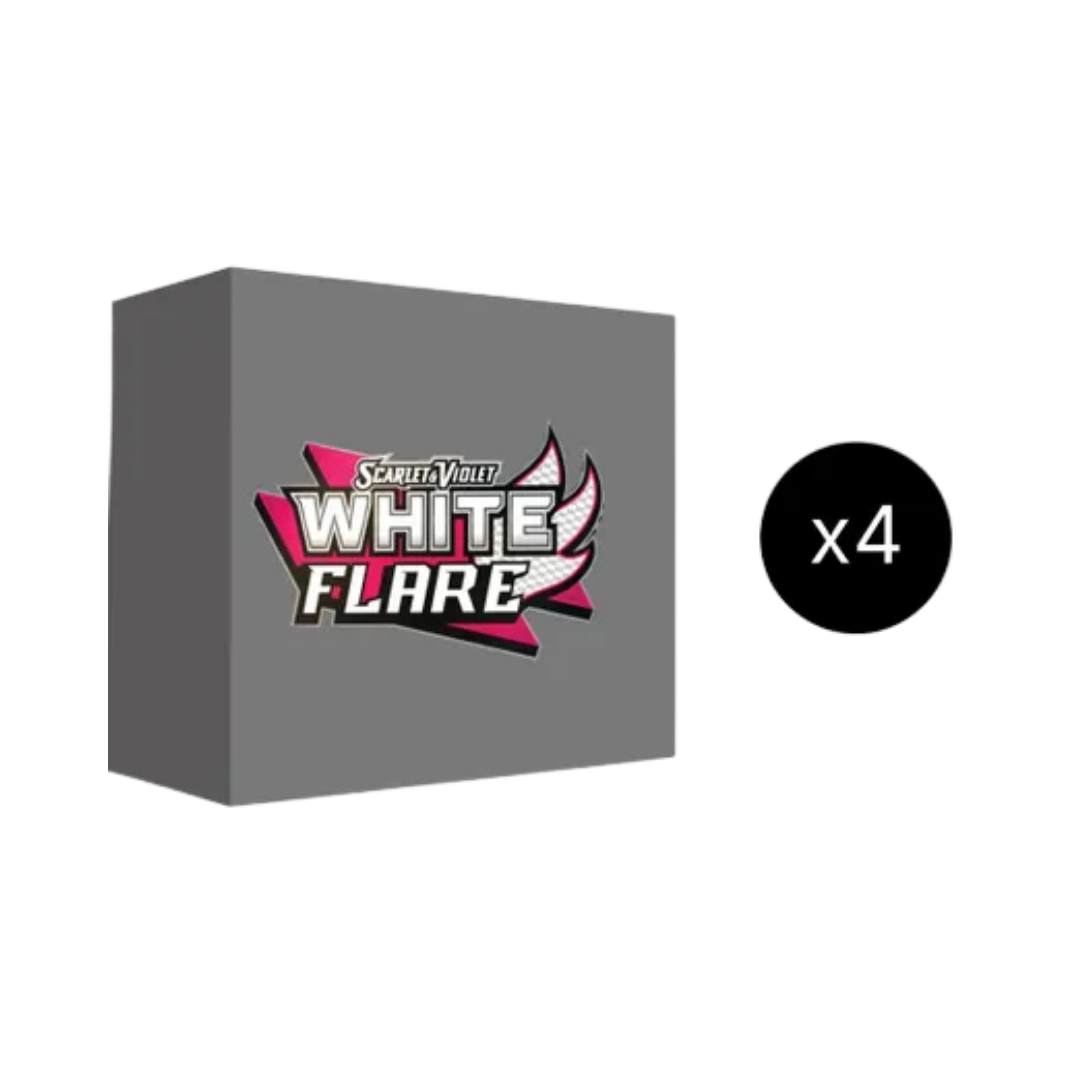 White Flare Pokemon Center Elite Trainer Box (Exclusive) Case