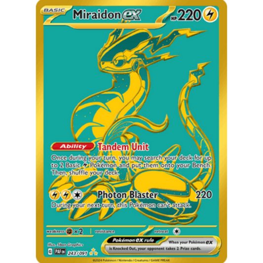 Miraidon ex (243/091) [Scarlet & Violet: Paldean Fates]
