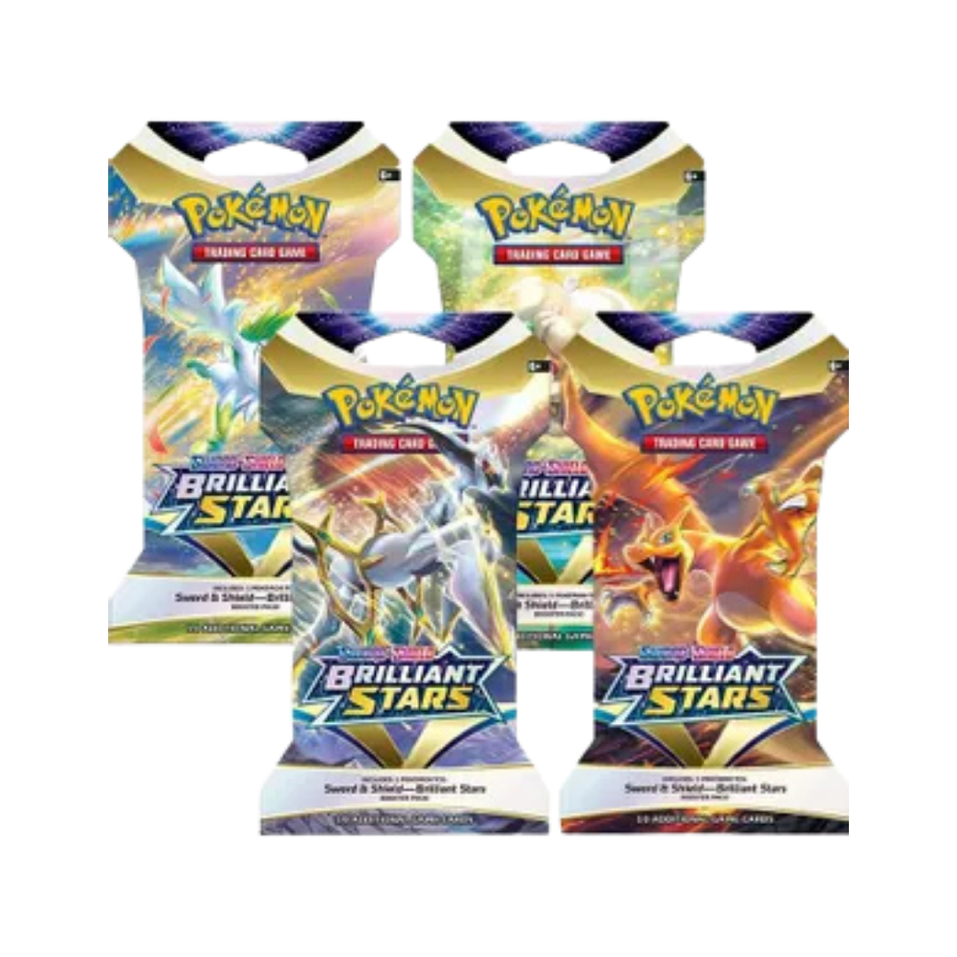 Brilliant Stars Sleeved Booster Pack Art Bundle [Set of 4]