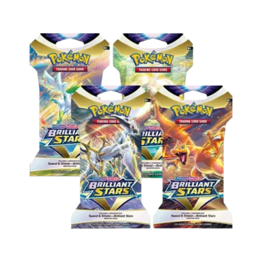 Brilliant Stars Sleeved Booster Pack Art Bundle [Set of 4]