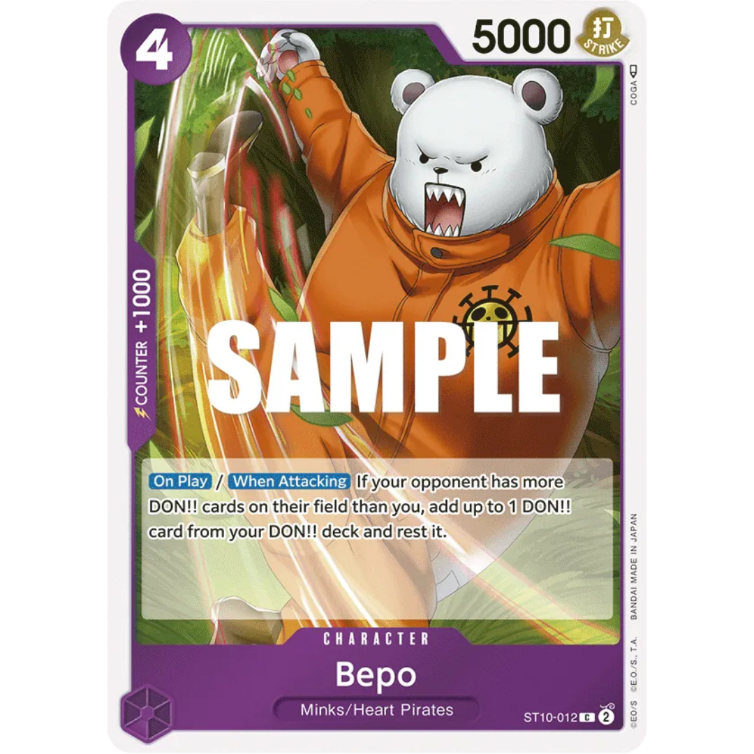 Bepo (ST10-012) - Ultra Deck: The Three Captains Foil