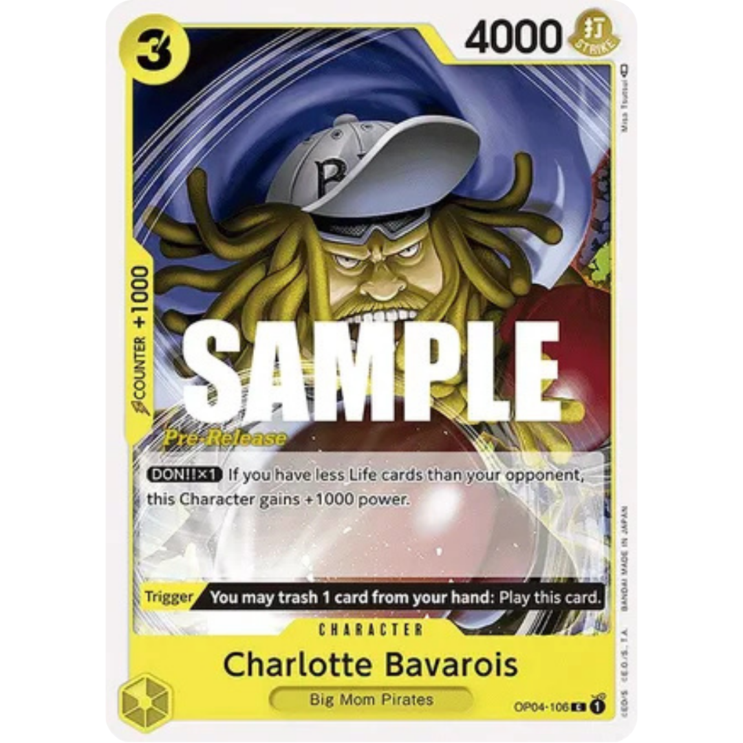 Charlotte Bavarois (OP04-106) - Kingdoms of Intrigue Pre-Release Cards