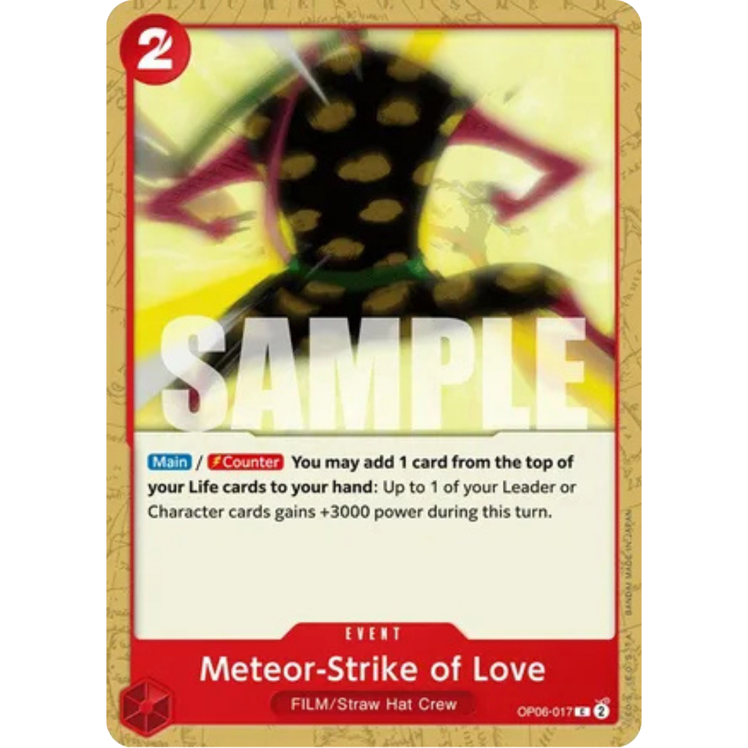 Meteor-Strike of Love (OP06-017) - Wings of the Captain