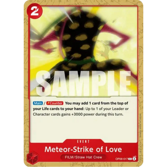 Meteor-Strike of Love (OP06-017) - Wings of the Captain