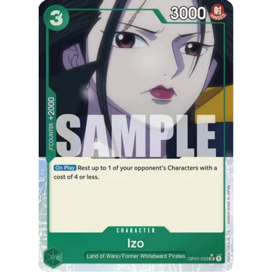 Izo (OP01-033) (Full Art) (OP01-033) - Premium Booster -The Best- Foil