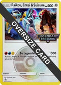 Raikou, Entei & Suicune  - Holofoil Jumbo Cards - Promo