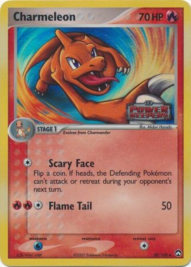 Charmeleon 028  - Reverse Holofoil Power Keepers - Uncommon