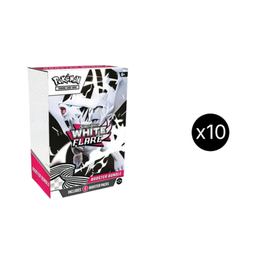 White Flare Booster Bundle Display