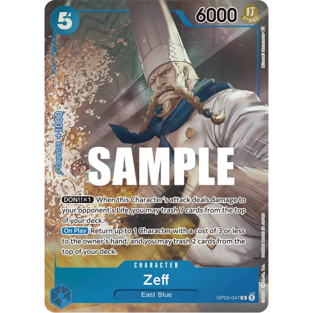 Zeff (Alternate Art) (OP03-047) - Pillars of Strength Foil
