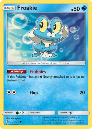Froakie (21) 021  SM  Forbidden Light - Common
